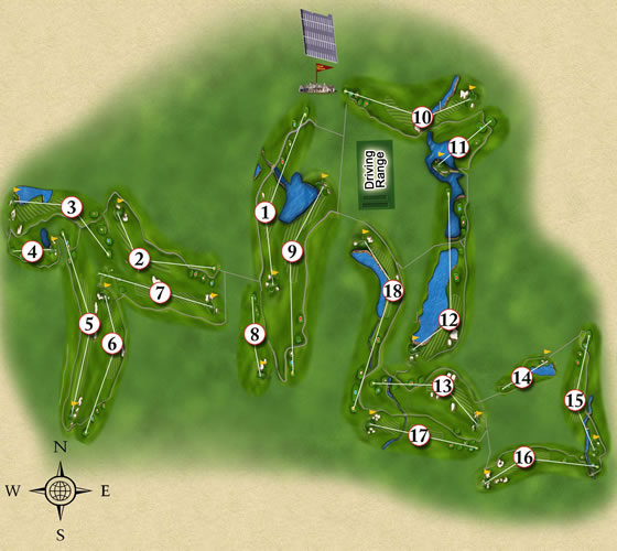  Golf Yardages Book TP Cat Southwind